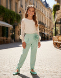 Mint or White Flower Trousers - mylittlev