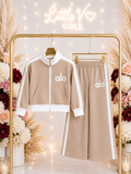 Chocolate & Beige Tracksuit