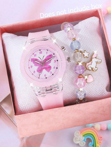 Light up Butterfly Watch with Bracelet