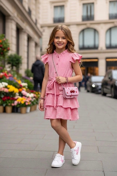 Sweet Frill Dress Pink or Mint - mylittlev