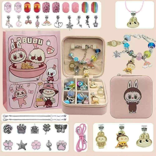 LaBubu Charm Bracelet Set
