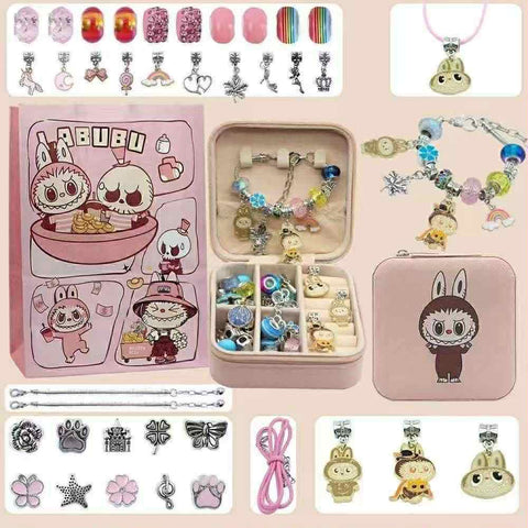 LaBubu Charm Bracelet Set