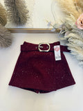 Belt Sparkle Skorts