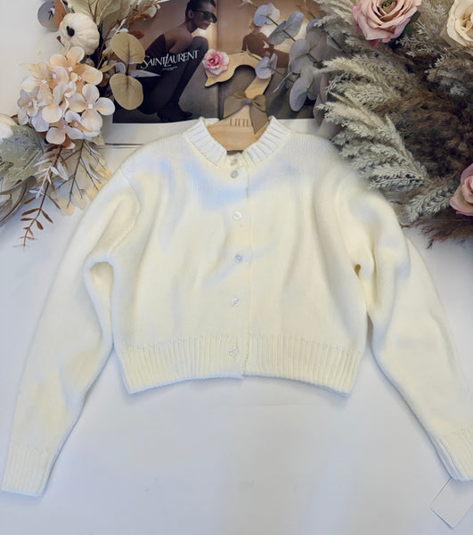White Cardigan