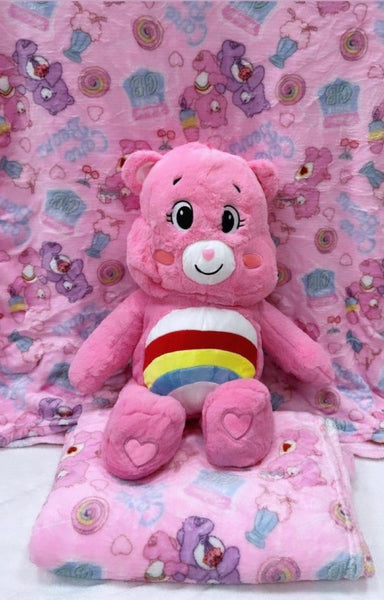 Cute Teddy Plush with Blanket