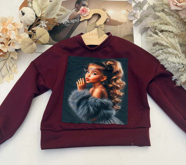 Stylish Girl Sweatshirt