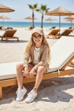 Velour Hoodie and Shorts Set - mylittlev