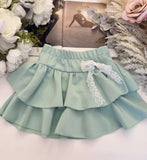 Spring Bow Ruffle Skirt