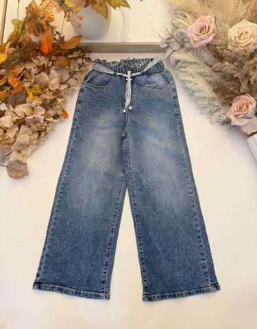 Wide Leg Sparkle Jeans