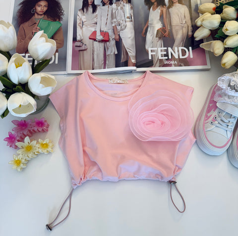 Rose Crop Top