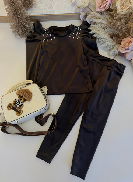 Pearl Velour Tracksuit