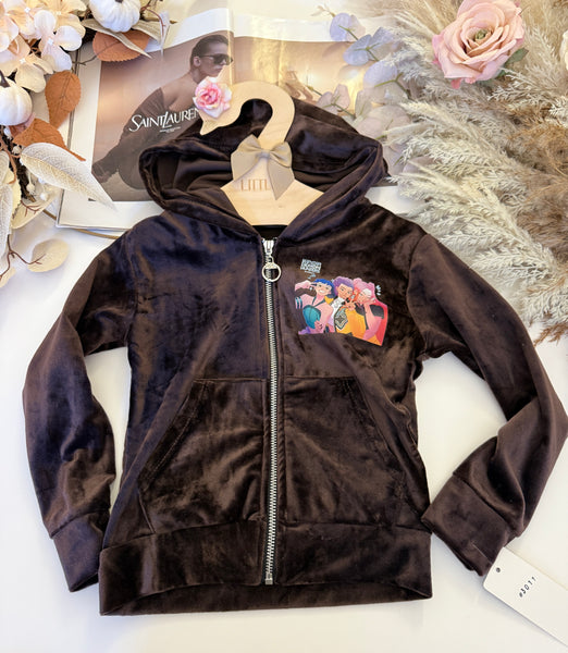 K Pop Demon Hunters Velour Hoodie