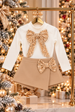 Sequin Bow Outfit