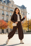 Chocolate Luxe Jacket & Trousers Set - mylittlev