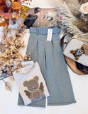 Grey Crystal Trousers