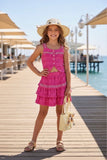 Two Piece Pink Lace Outfit
