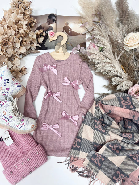 Bow Cotton Dress