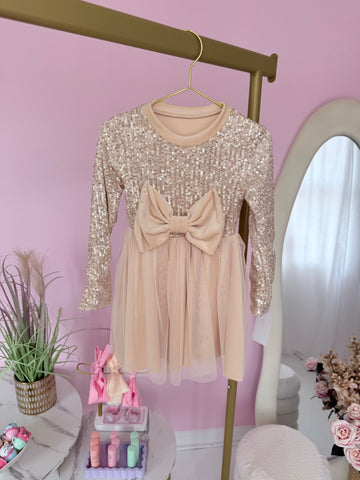 Sequin Bow Dress