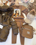 Girl Jumper & Skirt Leggings Set