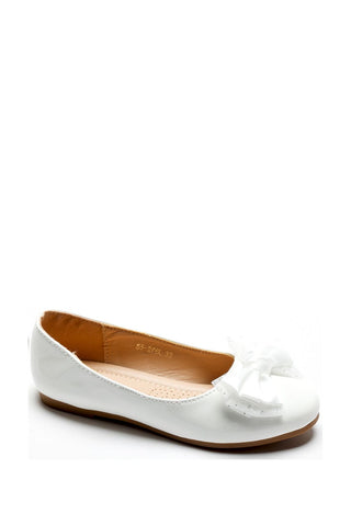 White Bow Shoes