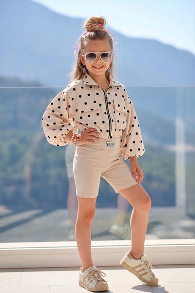 Polka Dot Cotton Jacket