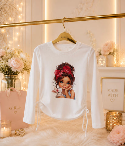 Girl Print Top