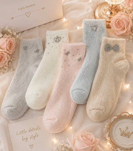 Warm fleece Socks Pack of 5