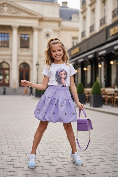 Girl Lilac Outfit - mylittlev