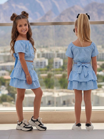 Crinkled Two Piece Set