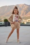 Velour Hoodie and Shorts Set - mylittlev