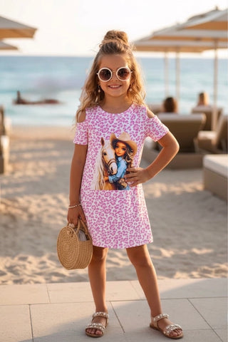 Cowgirl Leopard Dress