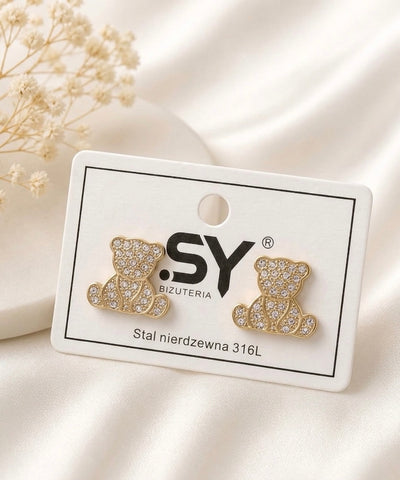 Teddy Bear Earings - mylittlev