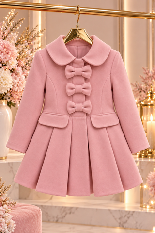 Pink Bow Coat