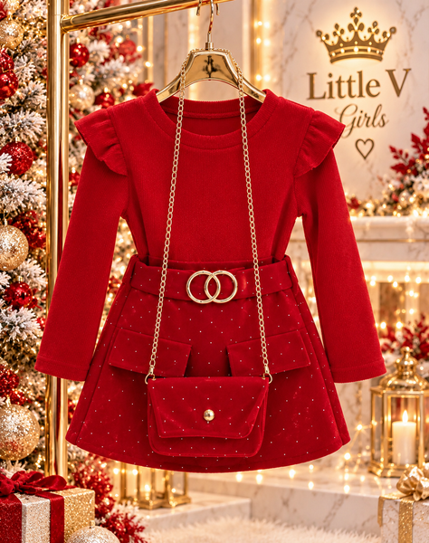 Red Sparkle Dress