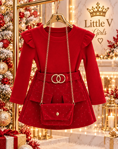 Red Sparkle Dress