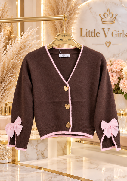 Heart Bow Cardigan