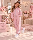 Pink Stripe Tracksuit