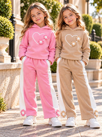Sweet Heart Fleece Set