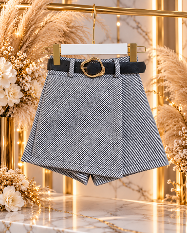 Grey Skorts