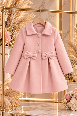 Pink Bow Coat