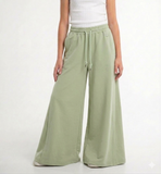 Matcha Wide Leg Tousers - mylittlev
