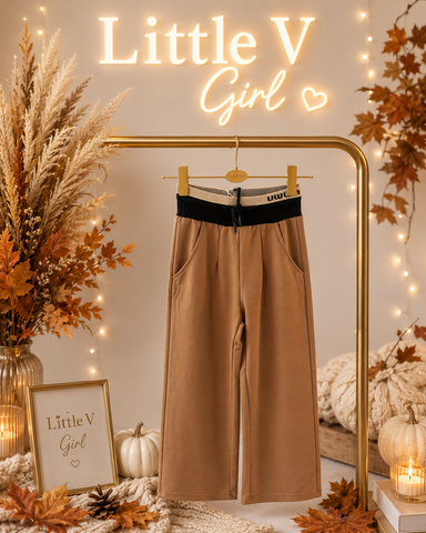Wide Leg Cotton Trousers