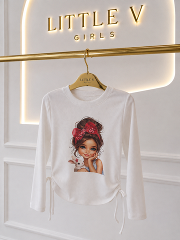 Girl Print Top