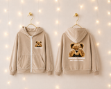 Velour Teddy Hoodie