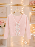 Pink Bow Cardigan