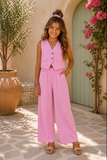 Pink Tailored Set
