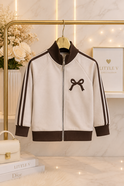 Bow zip up Jacket - mylittlev