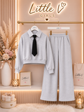 Grey Tie Outfit