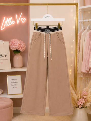 Wide Leg Cotton Trousers - mylittlev