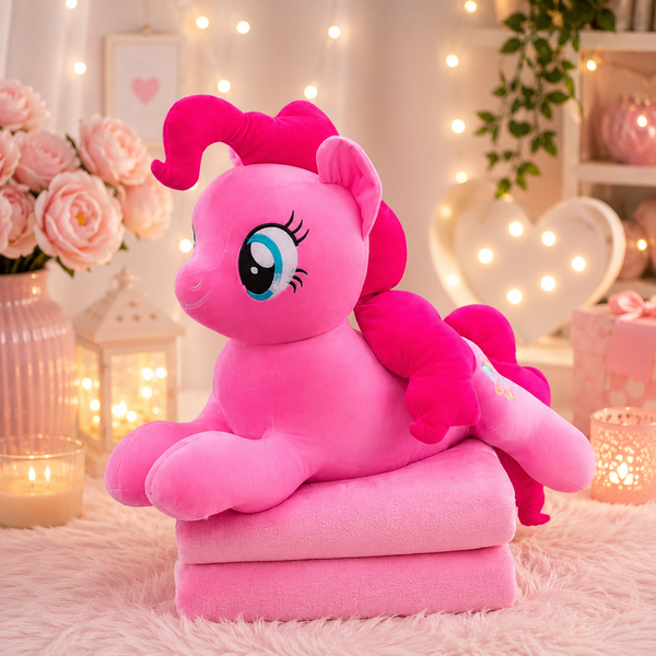 Pony Plush with Blanket